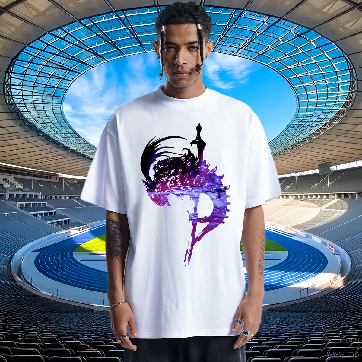 Wholesale T Shirts Men Home Outdoor Short Sleeve Cotton O-Neck Mens Tshirts New Designer Custom Print Oversized Tops Shirt