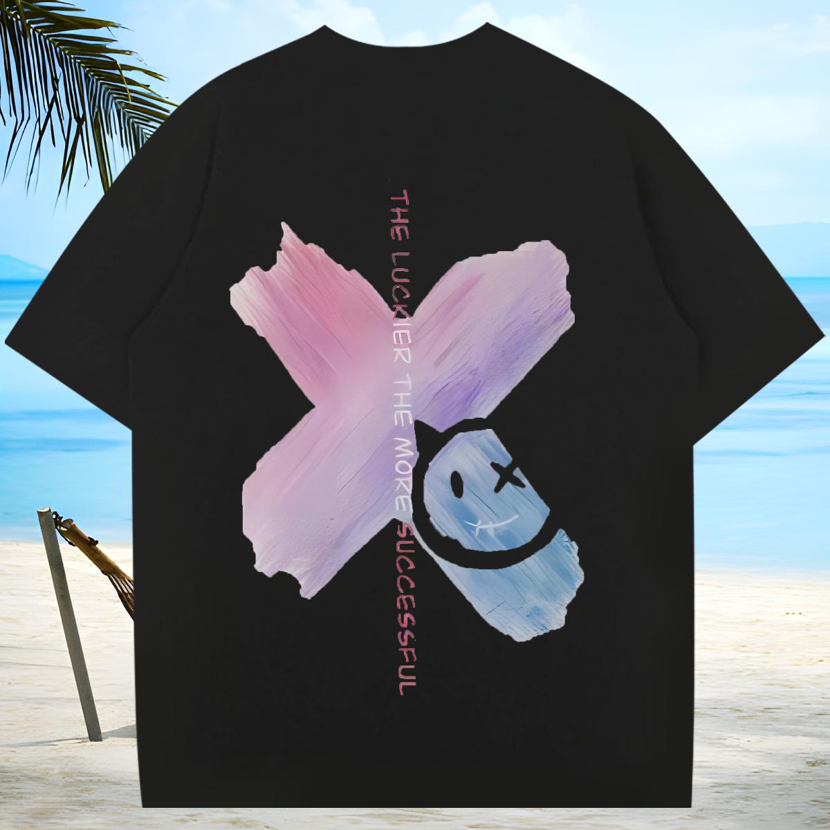 Custom T shirt Cartoon Printing S-3XL Sport Mens Tshirts Round Neck Short Sleeve Designer Tshirts