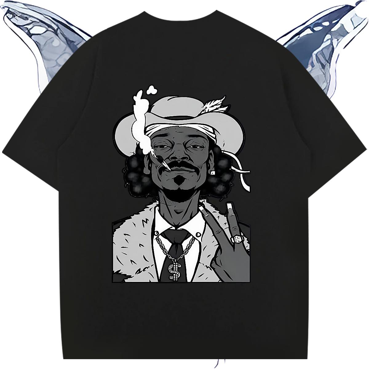 Designer Fashion T Shirt For Man Plus Size Cartoon Hip Hop Street Tshirt for Man Woman Breathable Short Sleeve Soft Tshirts
