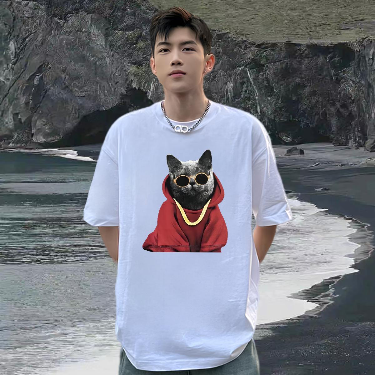 Wholesale T Shirts Men Street wear Hip Hop Breathable Short Sleeve Mens Tshirts Casual New DIY Tee Shirt