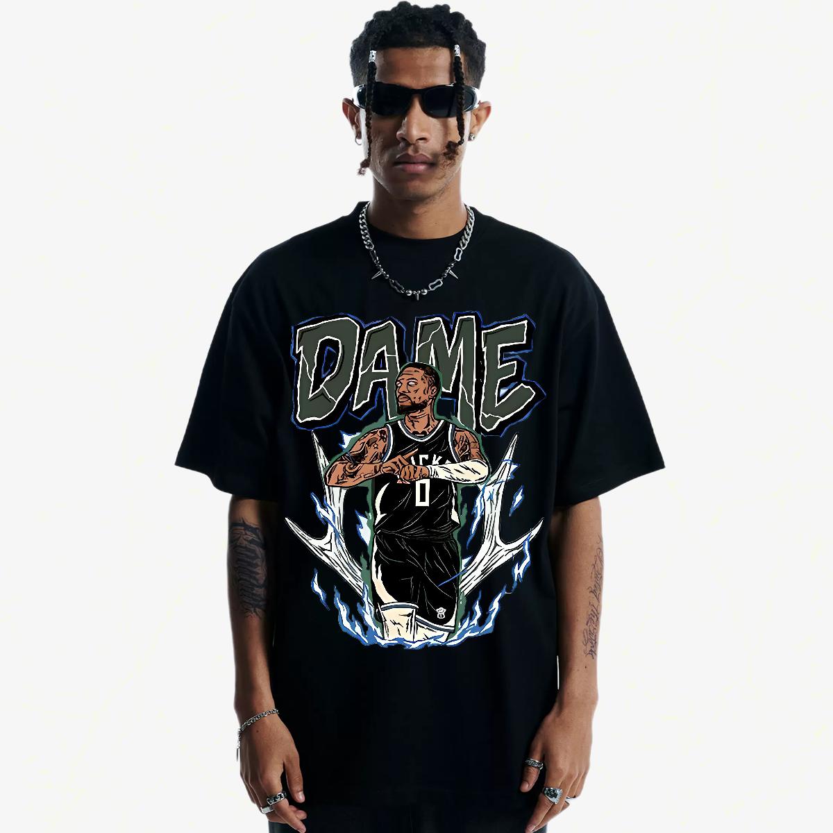 2024 Designer T-Shirts for Men Black Oversized Men Tshirts Sports Casual Crew Neck Cotton 5A Tops