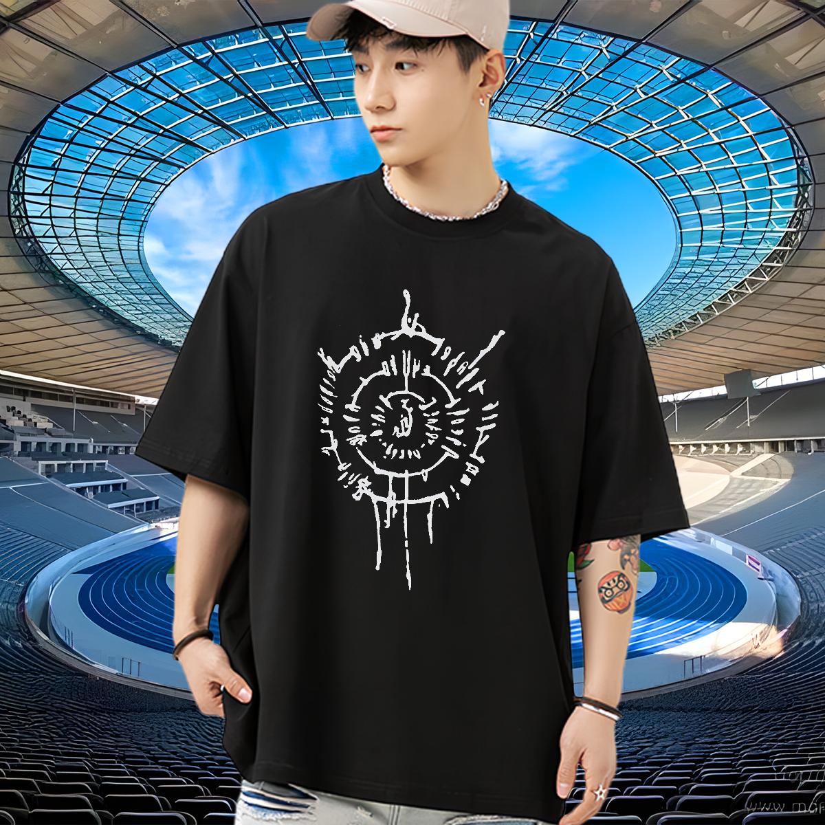 Classic Men T Shirts Daily Wear Crew Neck Cotton Breathable Couples T Shirts Custom White Plus Size Clothings