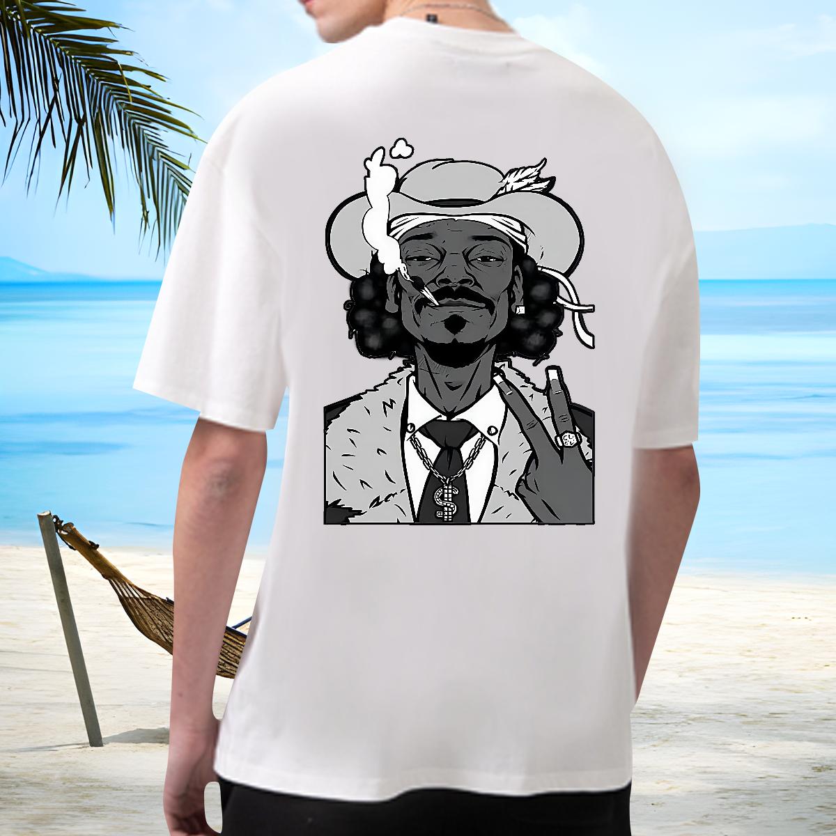 Popular T Shirt For Man Cotton O Neck Short Sleeves Hip Hop Couples T Shirts Asian Size 2024 Summer Tees Shirts