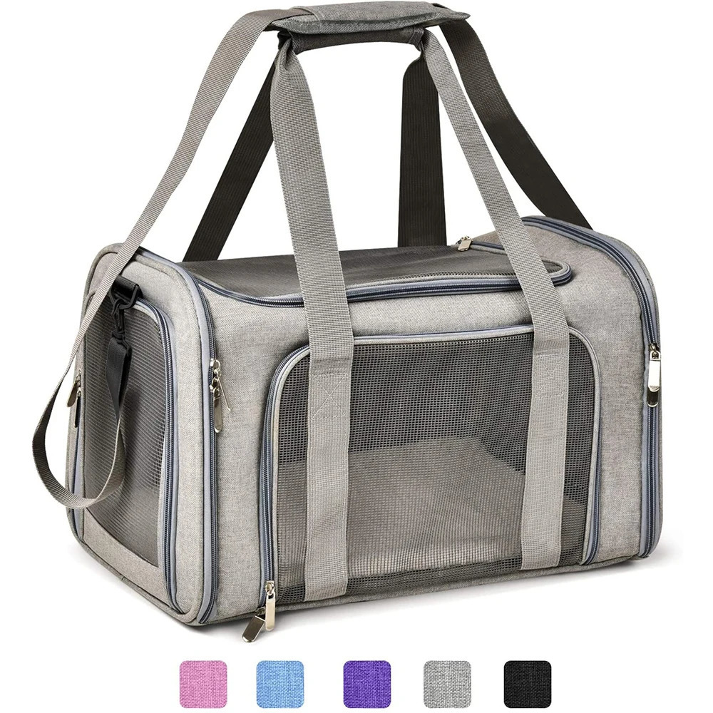 Cat Carrier Pet Dog Carrier Dog Backpack Pet Cat Transport Bag Dog Travel Bags Airline Approved Carrier for Small Dogs Cats 240524