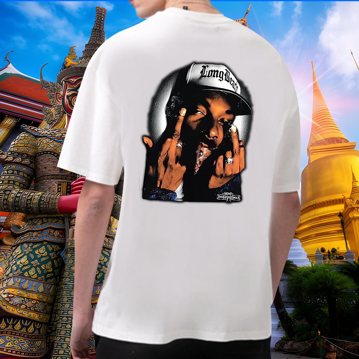 Classic T-Shirts for Men O-Neck Short Sleeve Cotton Sport Men Tshirts Cartoon Print 2024 Designer Polos