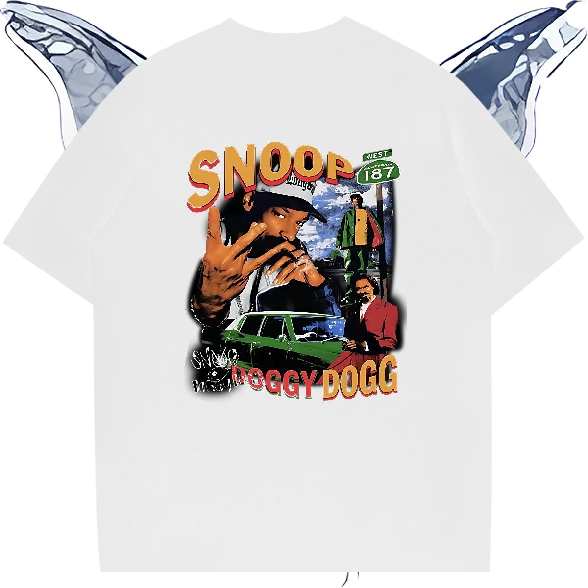 Custom T-Shirts Anime Print Tshirts High Street Hip Hop 180g Cotton Unisex Tops Shirt