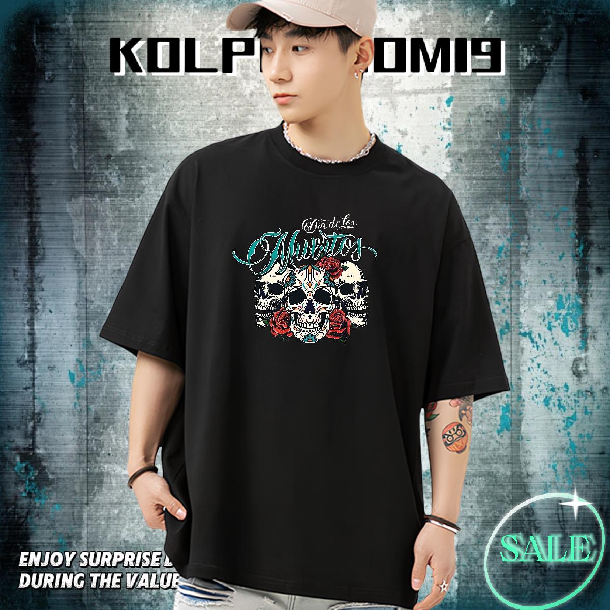Casual New T Shirt For Man Custom Print Plus Size Men Tees Hip Hop O-Neck Short Sleeve Cotton High Quality Clothes