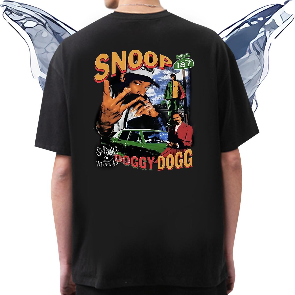 Custom T-Shirts Anime Print Tshirts High Street Hip Hop 180g Cotton Unisex Tops Shirt