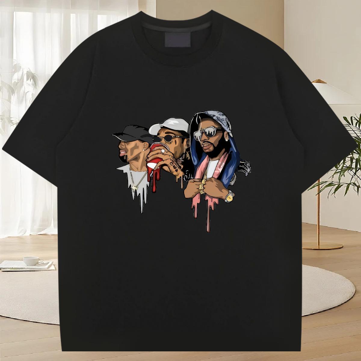 Soft T-Shirts Casual Daily Wear Cotton Breathable Soft Men Tshirts New Arrival Custom Print Plus Size Tops Shirt