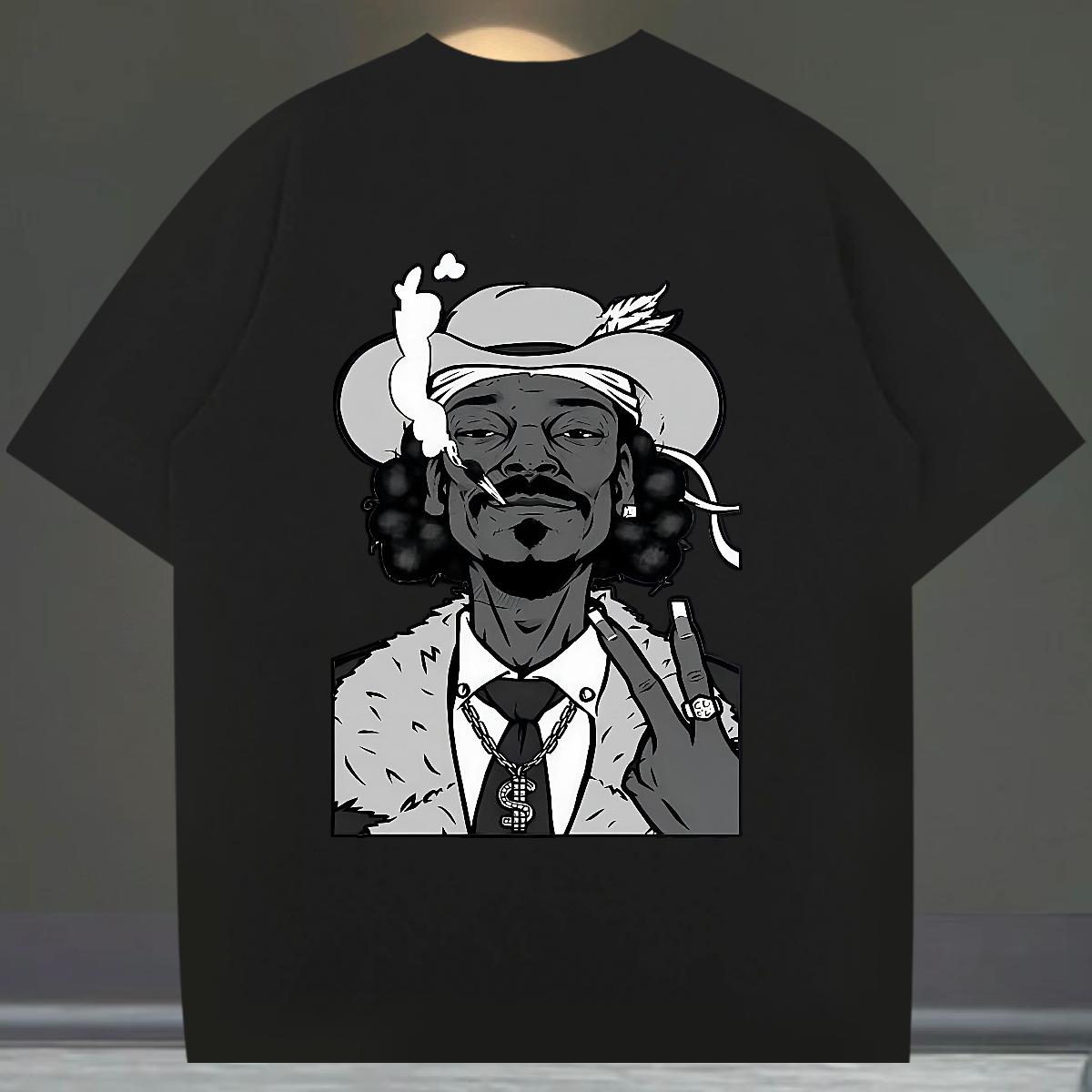 Fashion Casual T Shirts Men Custom Anime Casual Beach Men Tshirts Cotton Breathable Loose Fit Tees Shirts