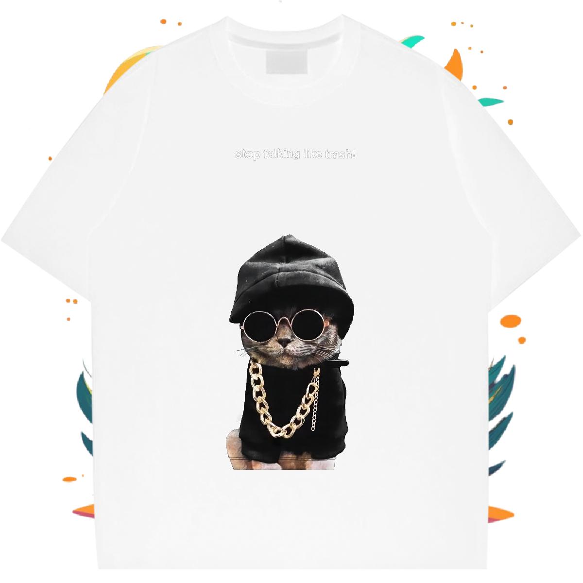 DIY Men T Shirts Round Neck Short Sleeve Daily Outfit Tshirts Black White Designer Tees Shirts