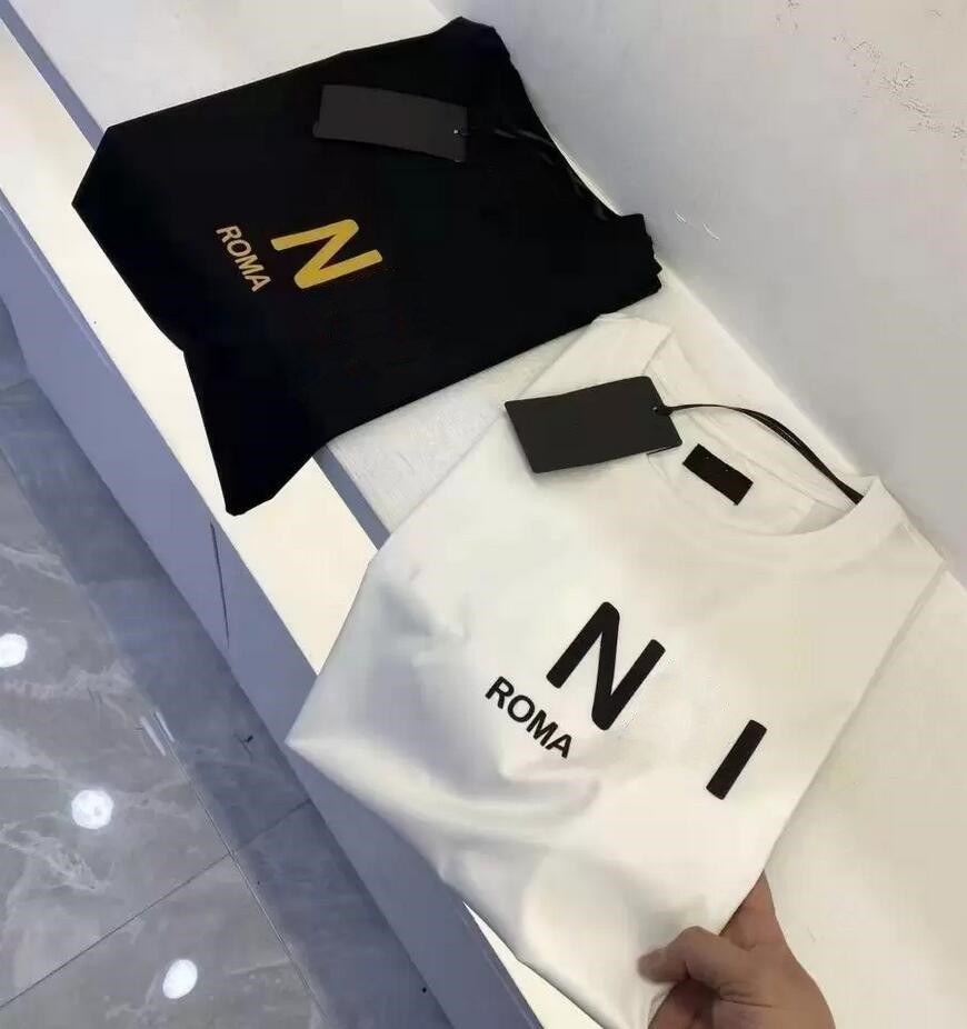 mens t shirt designer for men womens fashion tshirt with letters casual summer short fendilies sleeve man tee woman clothing asian size s-4xl 007