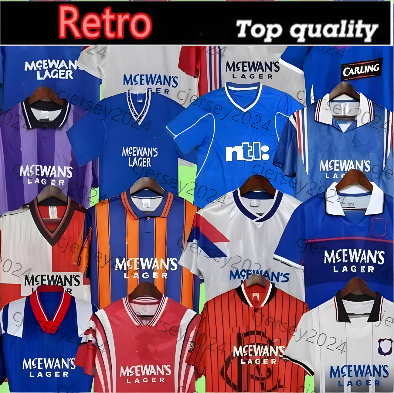 82 84 87 90 92 93 94 95 96 97 99 01 Glasgow Rangers fc Retro soccer jerseys GERRARD GASCOIGNE LAUDRUP gerrard MCCOIST football shirt