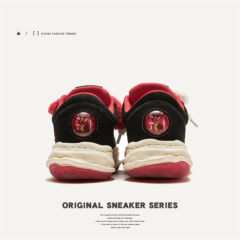 of shipping Year 2024 Free the Loong thick soled high dissoed street trend bread shoes for men and women lovers Lhshoe wo