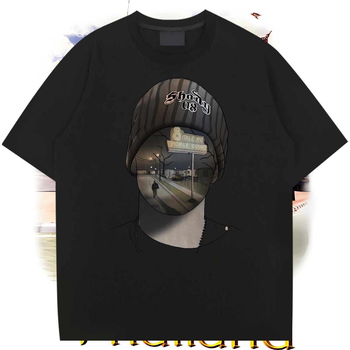 Loose Fit Mens T Shirts Daily Outfit Breathable Short Sleeve Tshirts Customized White Plus Size Tees