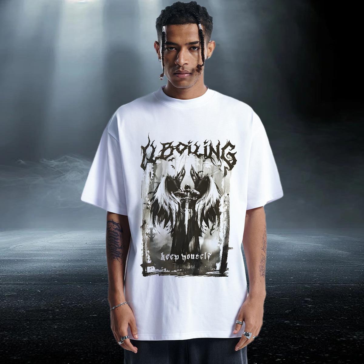 DIY Customized Men T Shirts Anime Tshirts Sports Casual Round Neck Short Sleeve 5A Clothings