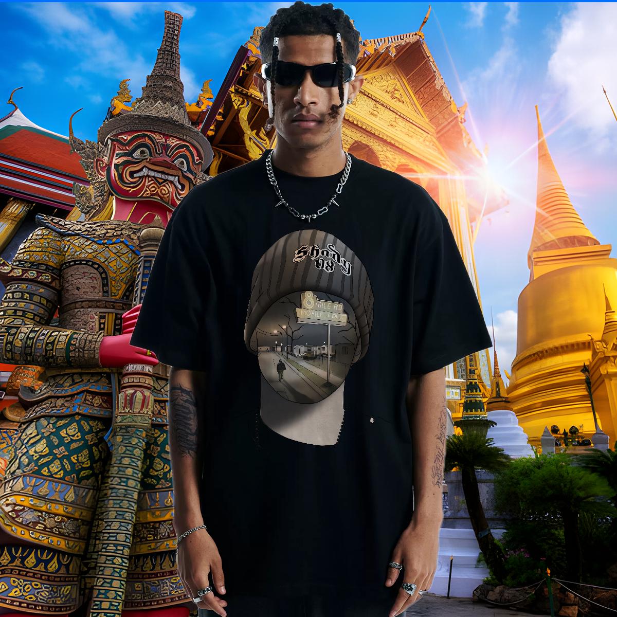 Designer T shirt Street Casual O-Neck Short Sleeve Cotton Men Tops Tees Stylist Custom Cartoon Tee Shirt
