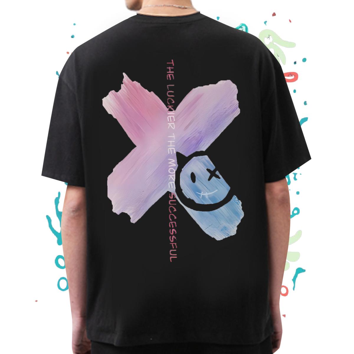 Fashion Casual T-Shirts DIY Anime Mens Tshirts Casual Daily Wear Breathable Short Sleeve 5A Tops
