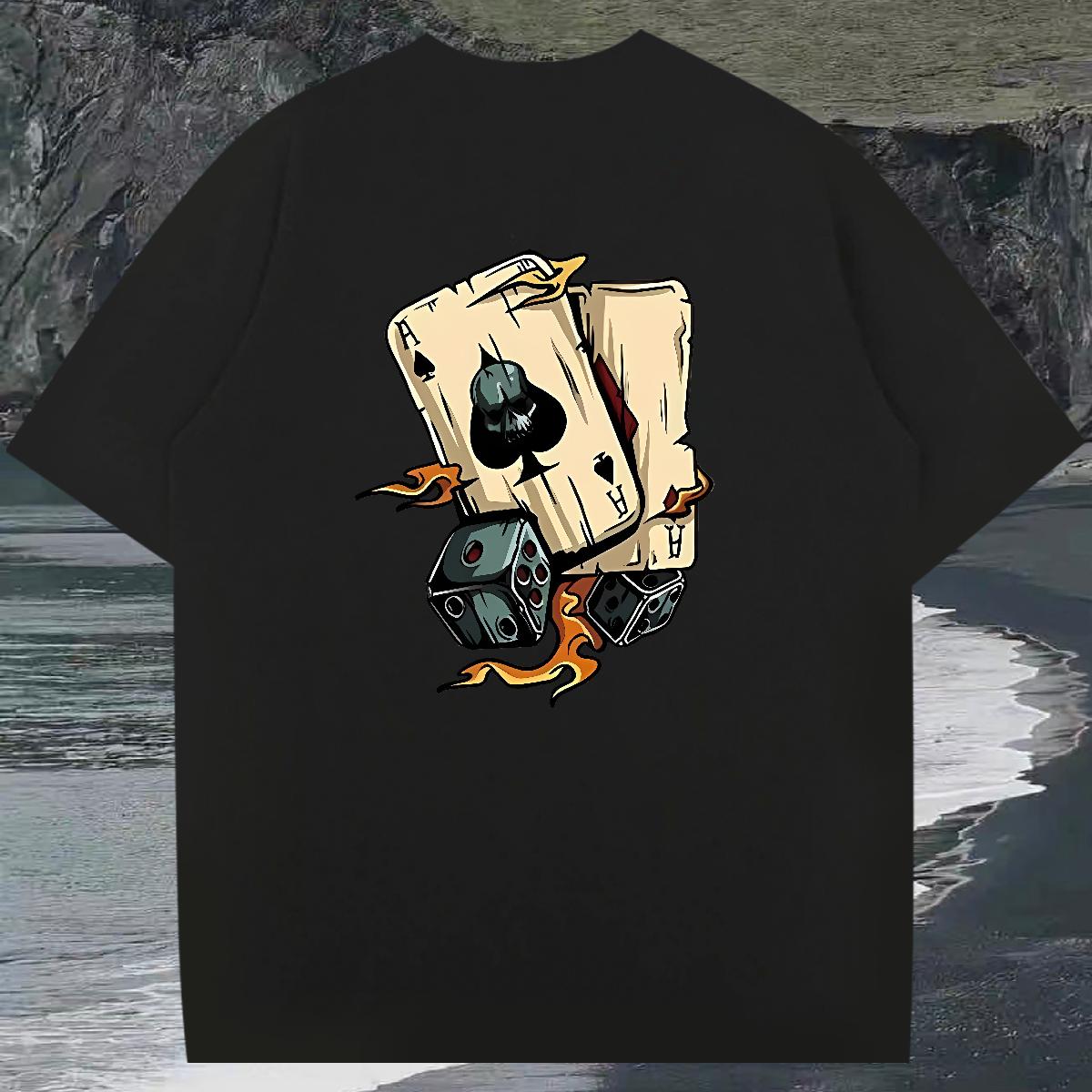 Casual New T-Shirts Anime Print Home Outdoor Men Clothes T-Shirt Short sleeve Cotton Soft Loose Tshirts