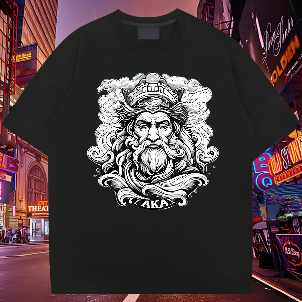 Custom T Shirt For Man Cartoon Printing S-3XL Hip Hop Couples T Shirts Breathable Short Sleeve Unisex Tee Shirt
