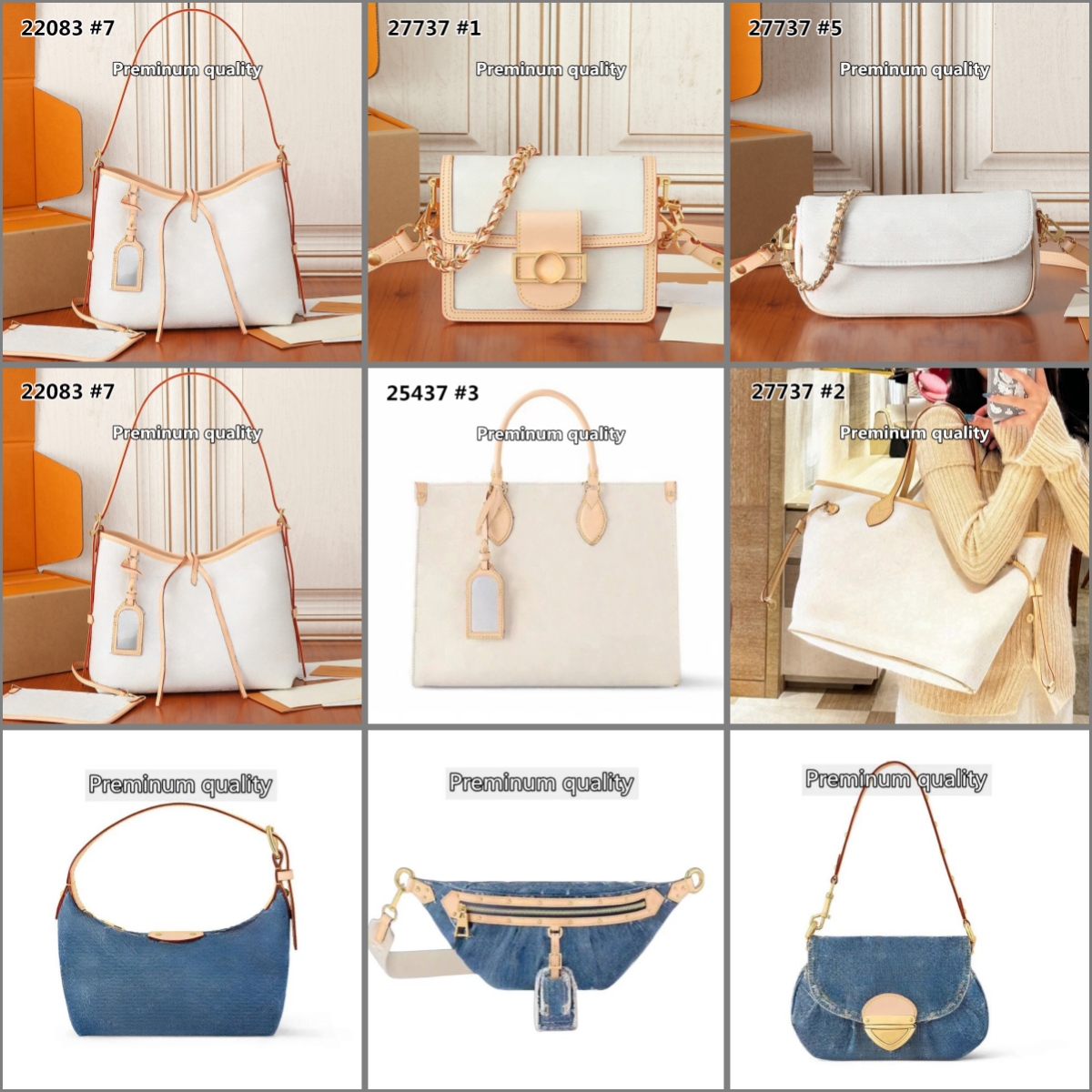 Preminum Denim Bag Haul Luxury Design Handbags Crossbody bags