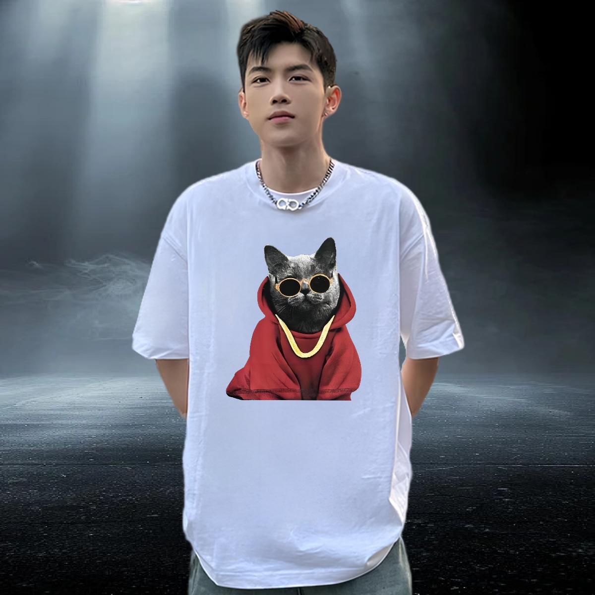 Cool Man T Shirts Street Casual Crew Neck Cotton Breathable Men Tops Tees 2024 Designer Custom Tees