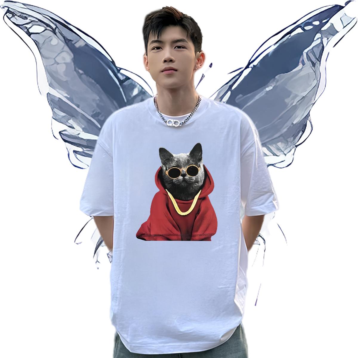 Soft Man T Shirts Casual Daily Wear Cotton Breathable Short Sleeve Couples T Shirts 2024 New DIY Tops Shirt