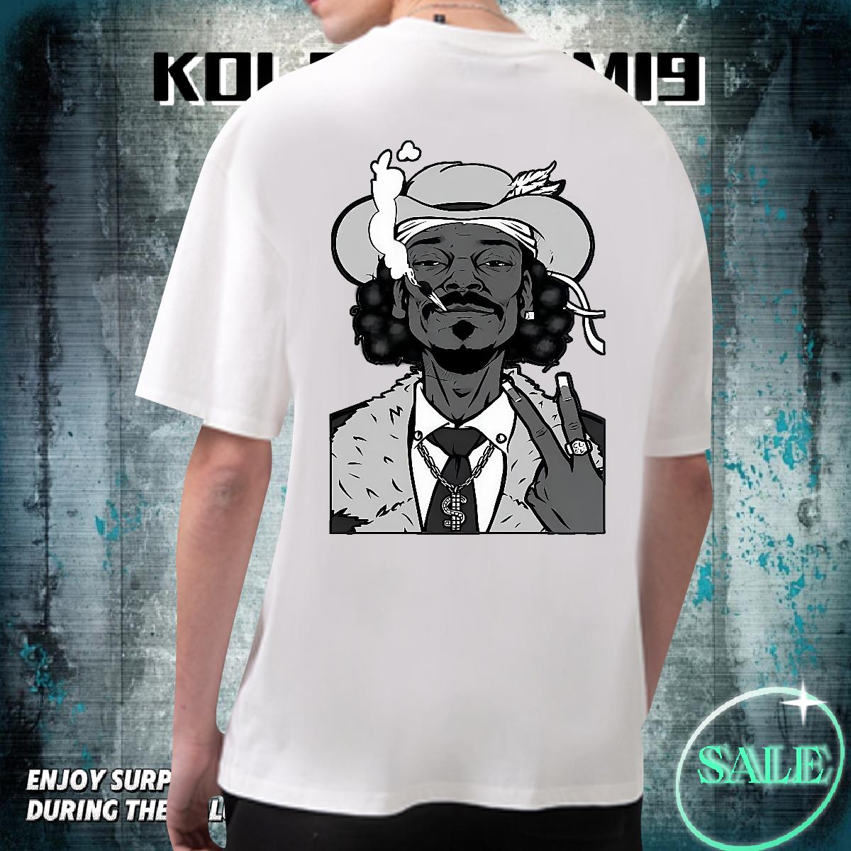 2024 T shirt Cartoon Printing S-3XL Daily Wear Men Tops Tees Cotton O Neck Short Sleeves Cool Design Clothings