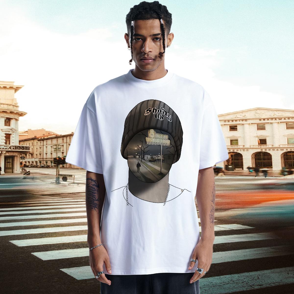 5A T shirt Beach Short sleeve Cotton Soft Couples T Shirts Classic Cartoon Printing S-3XL Tees Shirts