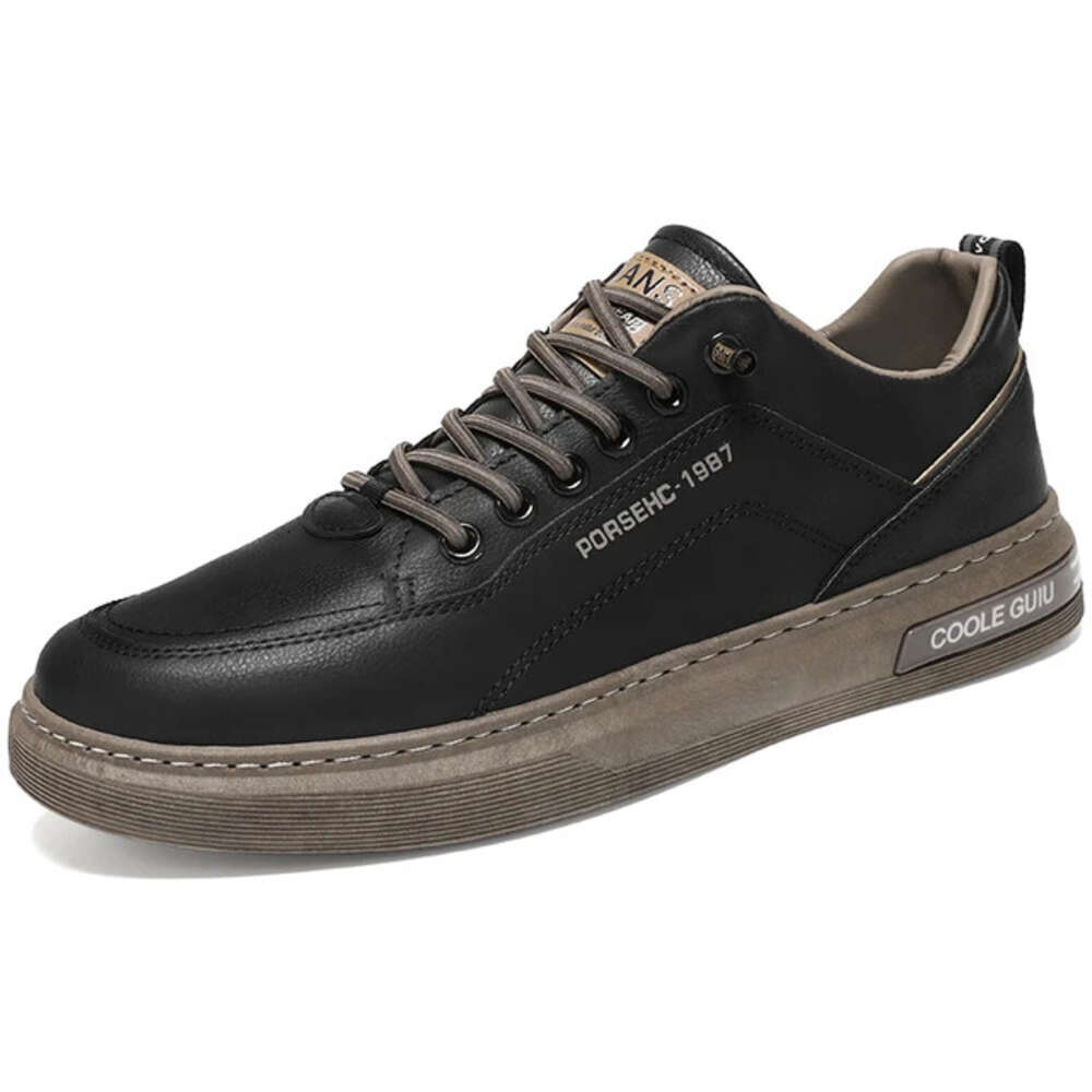 Ddmysports Men Spring Casual Breathable Black Sneakers Fashion Driving Walking Tennis Shoes For Male Skate Flats OUTDOOR