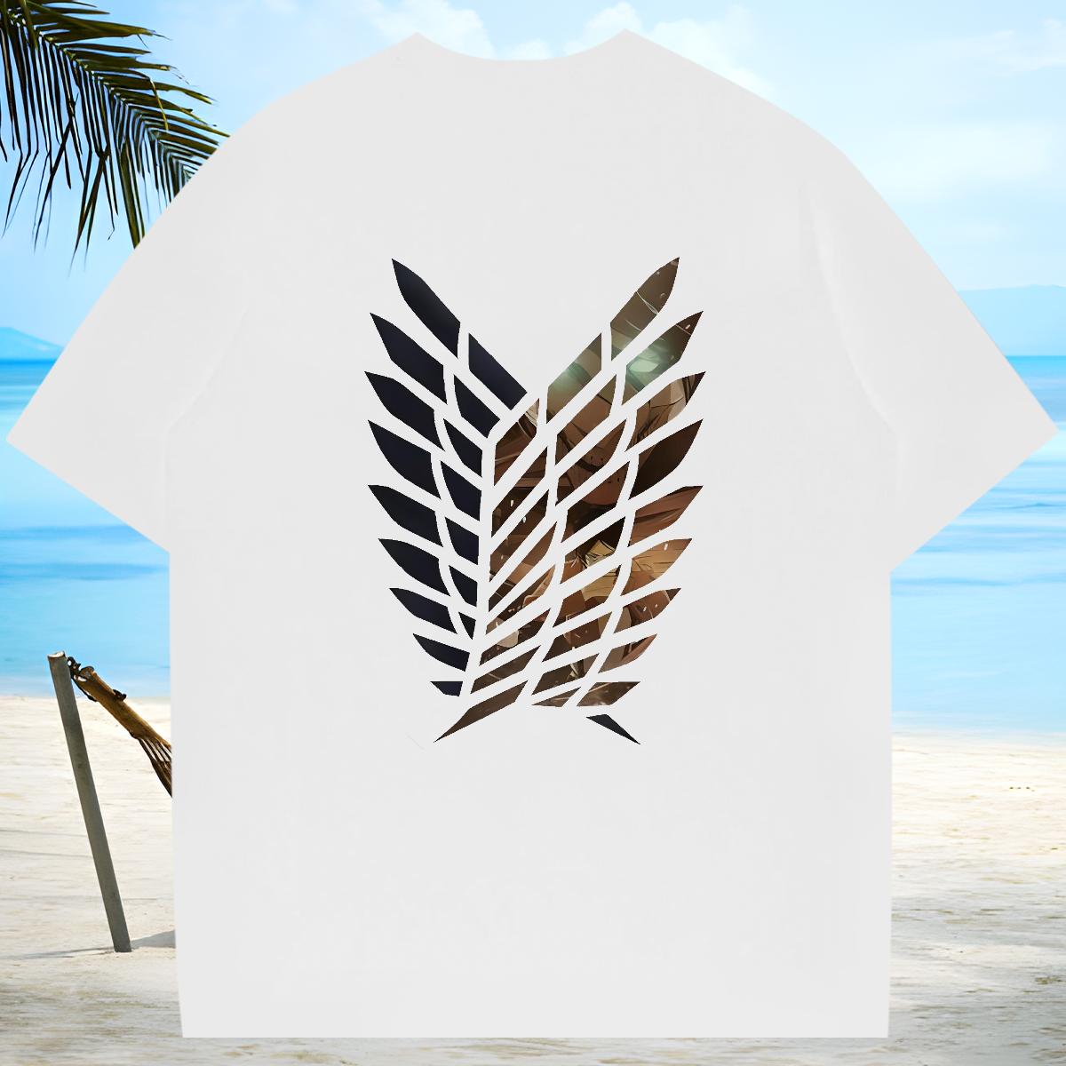 New Designer T-Shirts for Men Custom Print Plus Size Beach Men Tops Tees Cotton Breathable Short Sleeve Designer Clothes