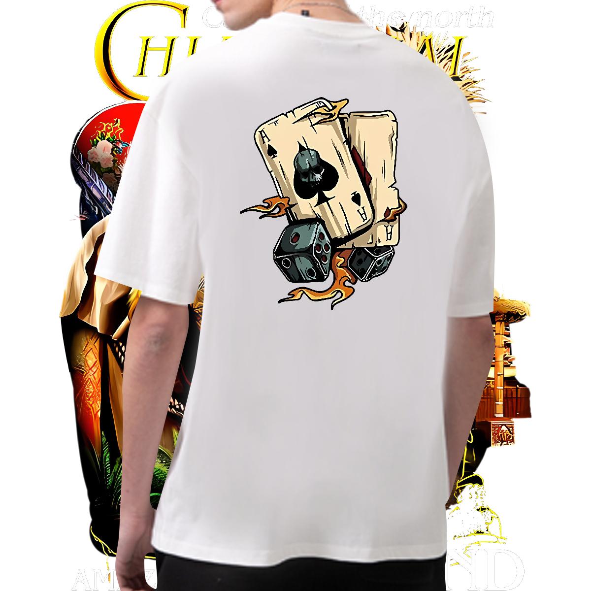 Fashion Design Man T Shirts DIY Anime Tshirt for Man Woman Outdoor Cotton Breathable Short Sleeve Brand Tops