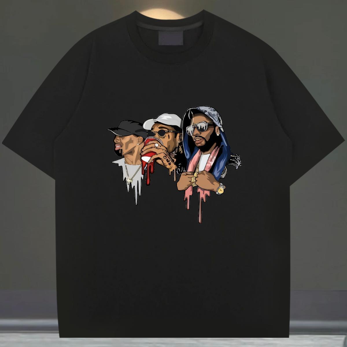Cool Mens T Shirts Spring Summer Round Neck Short Sleeve Men Tees 2024 New White Plus Size Tees Shirts