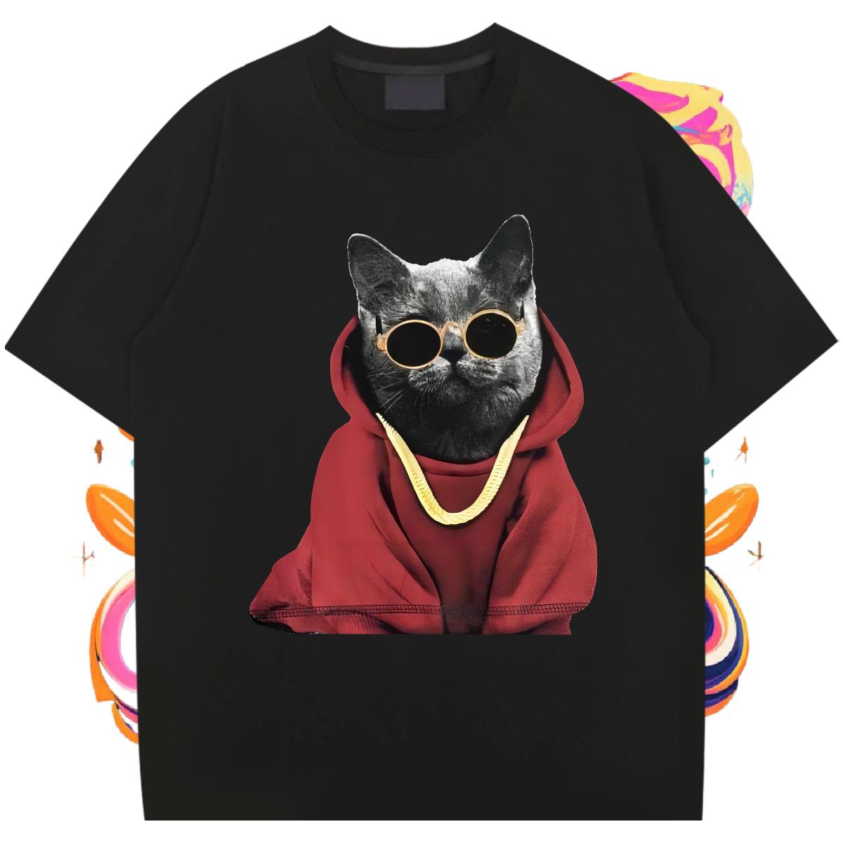 Cool Man T Shirts Hip Hop Street Cotton Breathable Soft Men Tees New Custom Printed Tops