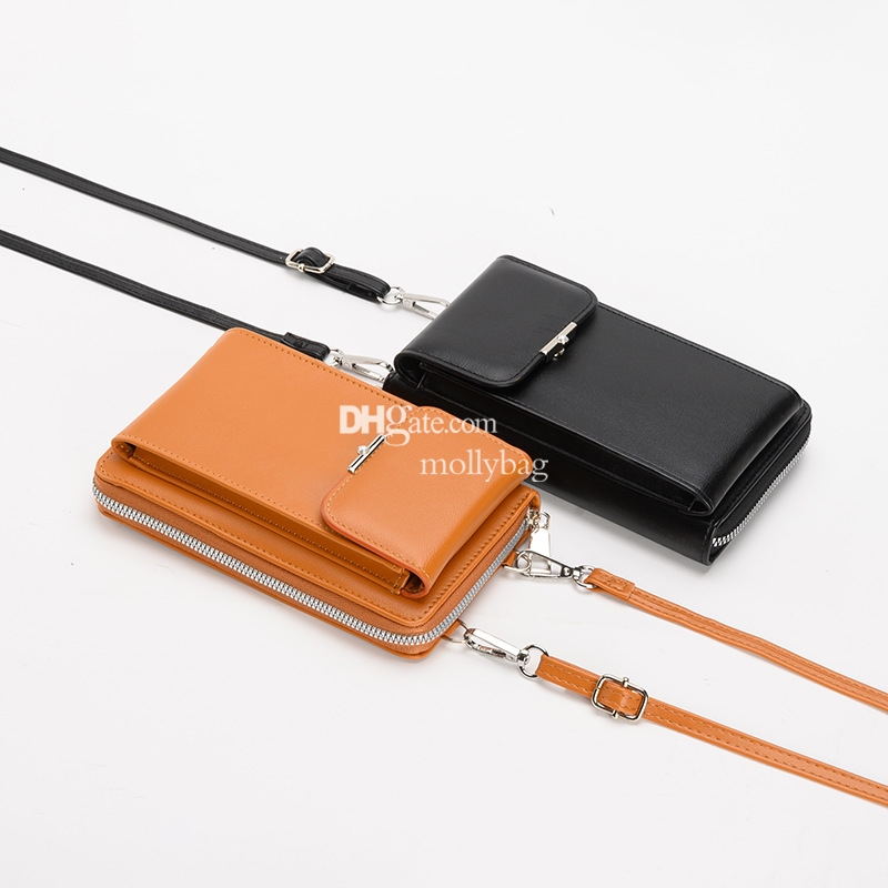 High Quality Women's Luxury Handheld Money Small Shoulder Bag Vintage Versatile Leather Zipper Mini Square Portable Designer Messenger Phone Bag
