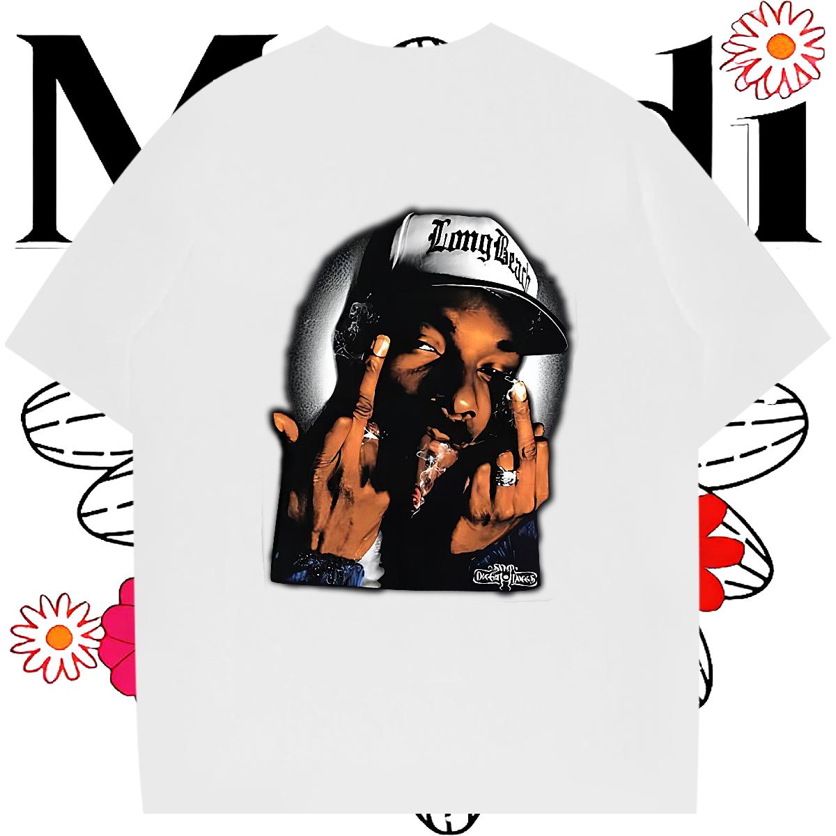 Soft T-Shirts Cotton Breathable Street Couples T Shirts Black Oversized Custom Tee Shirt