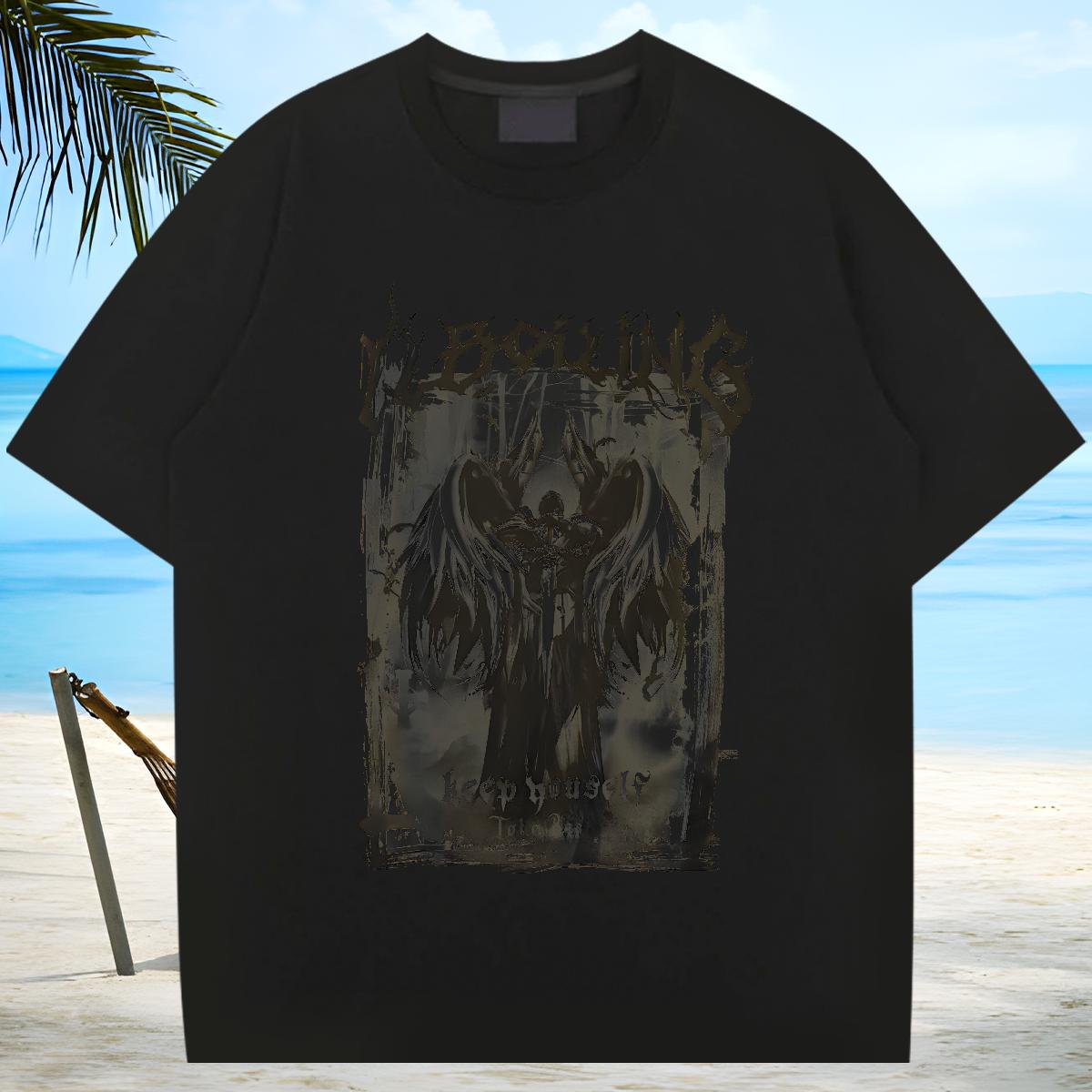 Designer Fashion T-Shirts Anime Men Tshirts Hip Hop Street Cotton Breathable Unisex Tees Shirts
