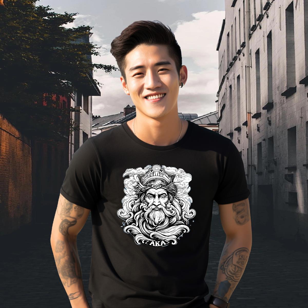 Wholesale T Shirts Men Cartoon Print Casual Beach Men Tees Crew Neck Cotton Breathable High Quality Wear