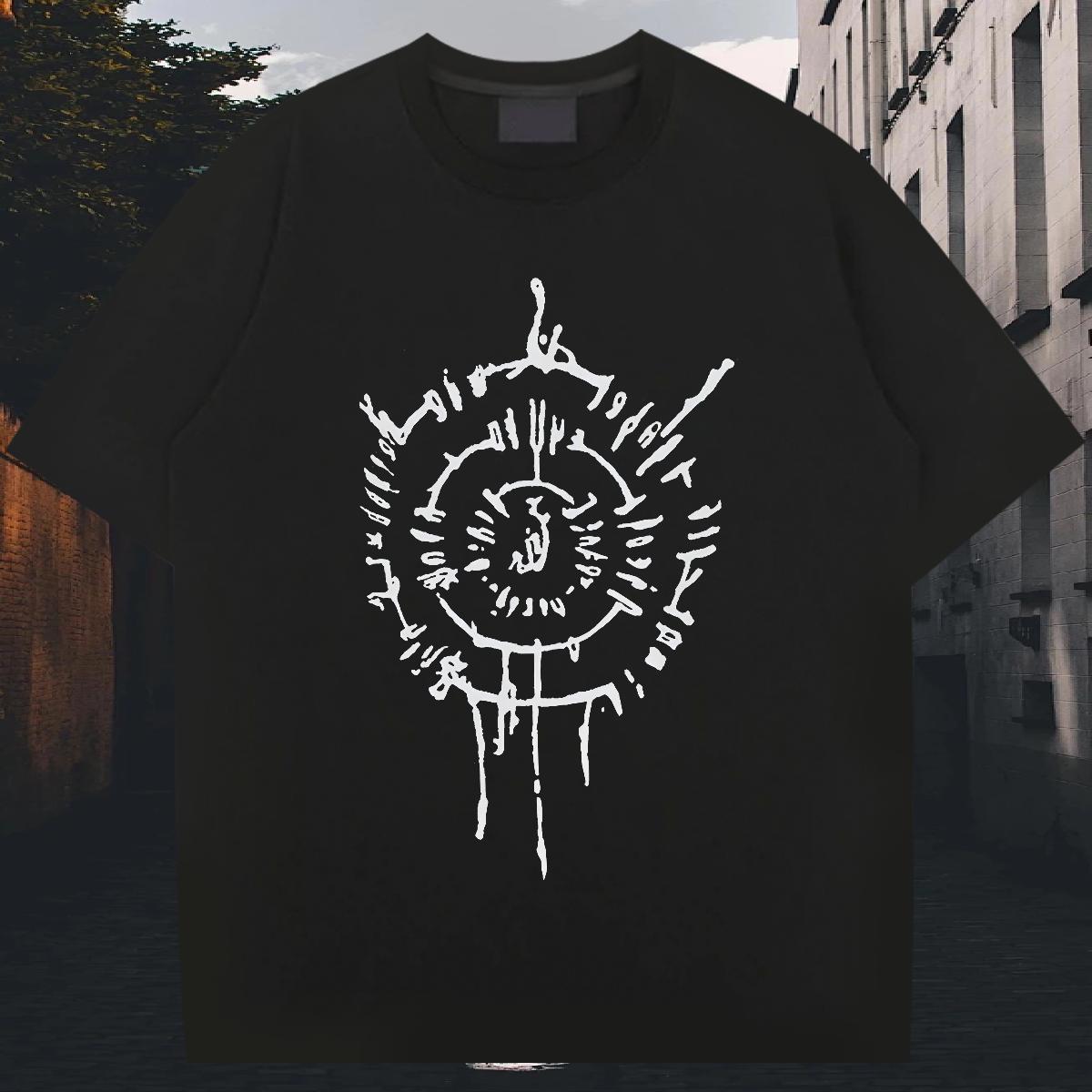 2024 Summer Mens T Shirts Custom Print Oversized Couples T Shirts Sports Casual Short Sleeve Cotton O-Neck 5A Wear