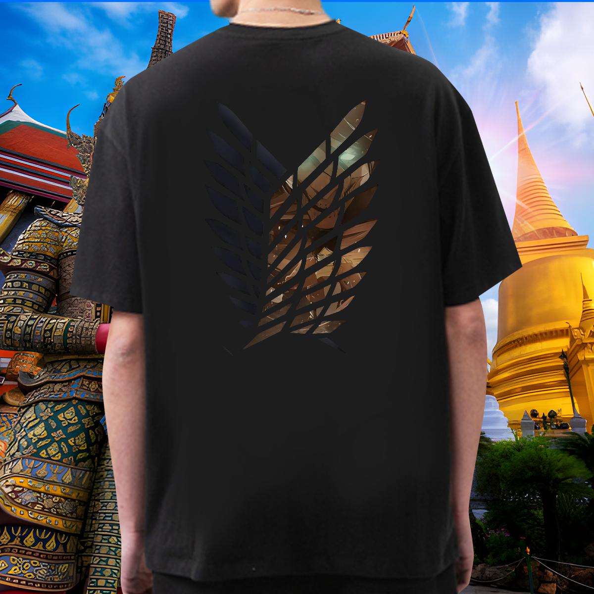 Fashion Designer Man T Shirts DIY Anime Casual Beach Men Tees Cotton Breathable Short Sleeve Classic Tshirts
