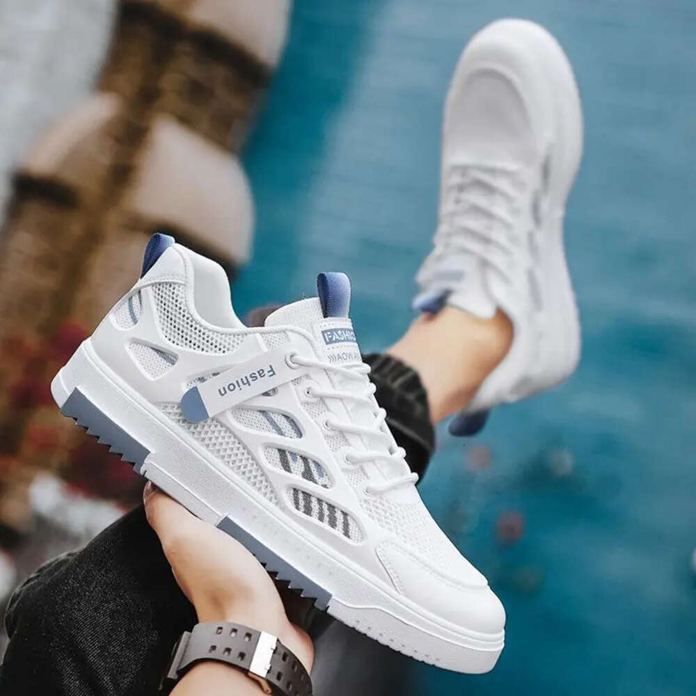 Ddmysports Men Fashion Casual Skateboard Sneakers Lace Up Youth Student Flats Comfortable Walking Sport Shoes For Male OUTDOOR