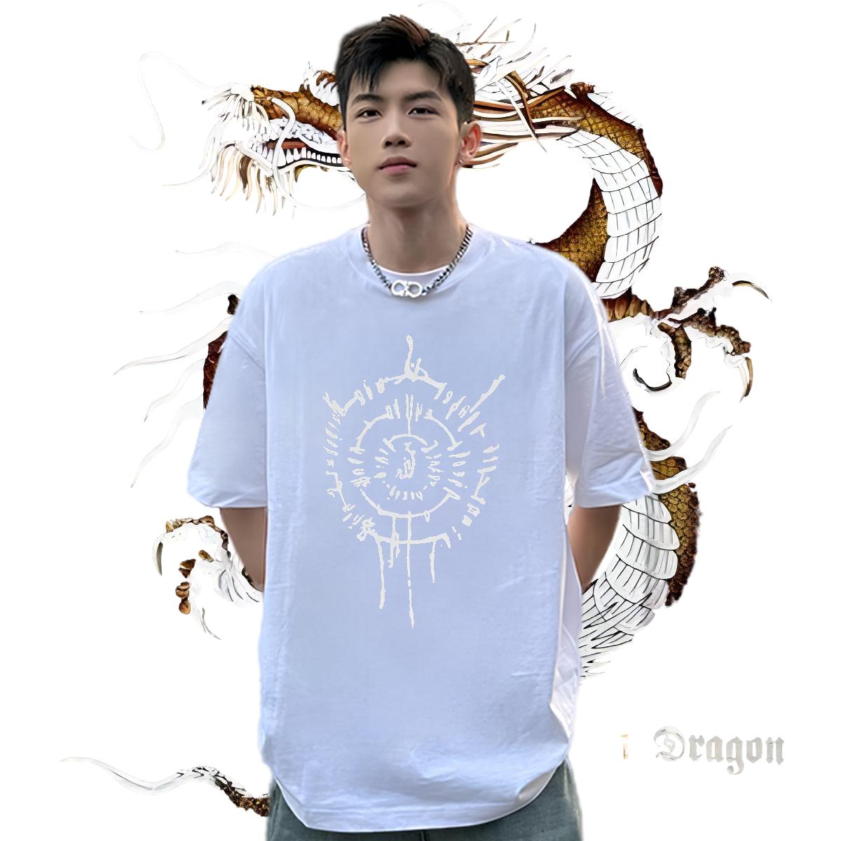 Brand T-Shirts for Men Daily Wear Breathable Crew Neck Cotton Mens Tshirts Designer DIY Anime Tops