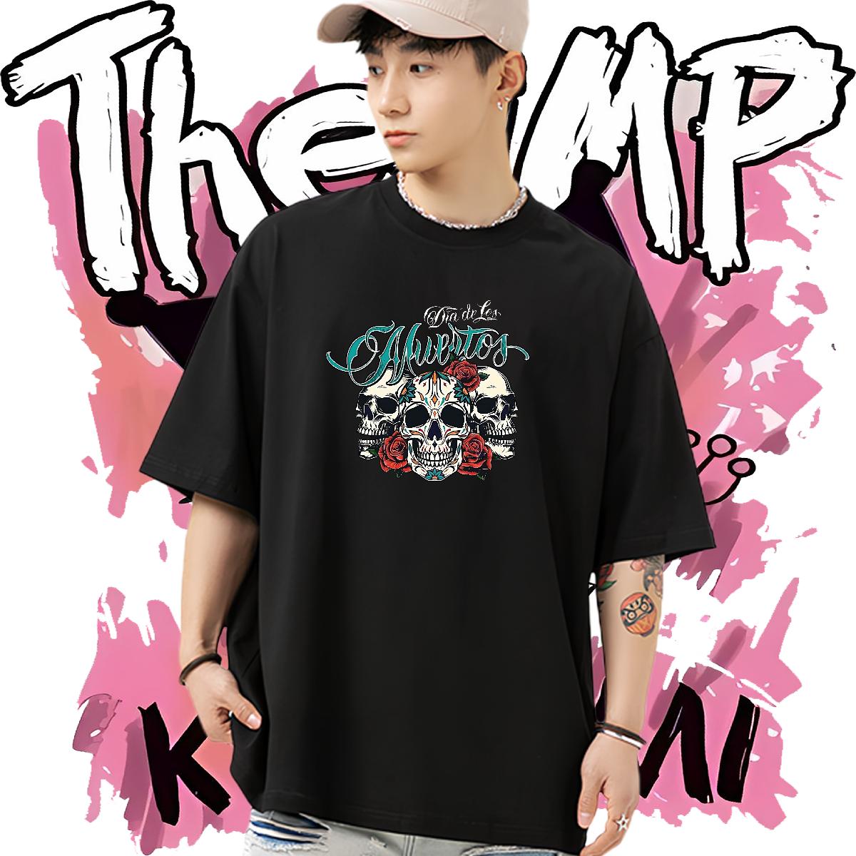 Comfortable T-Shirts for Men Street wear Hip Hop Breathable Crew Neck Tshirts Designer Fashion Custom Printed Polos