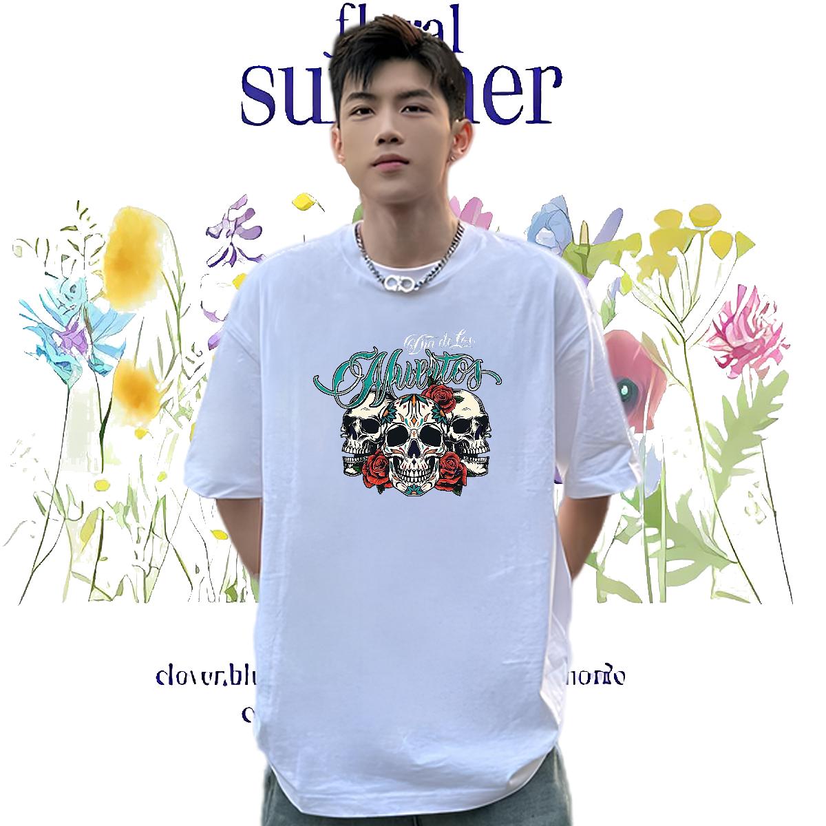 High Quality T shirt Beach Crew Neck Cotton Breathable Men Tops Tees Fashion Casual Custom Tops Shirt