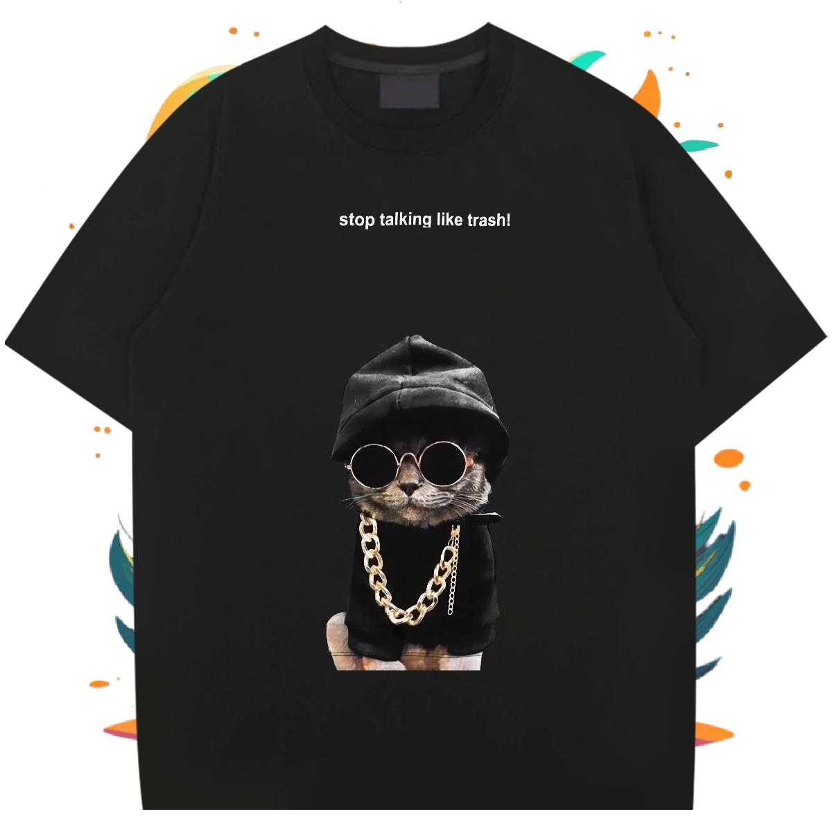 DIY Men T Shirts Round Neck Short Sleeve Daily Outfit Tshirts Black White Designer Tees Shirts
