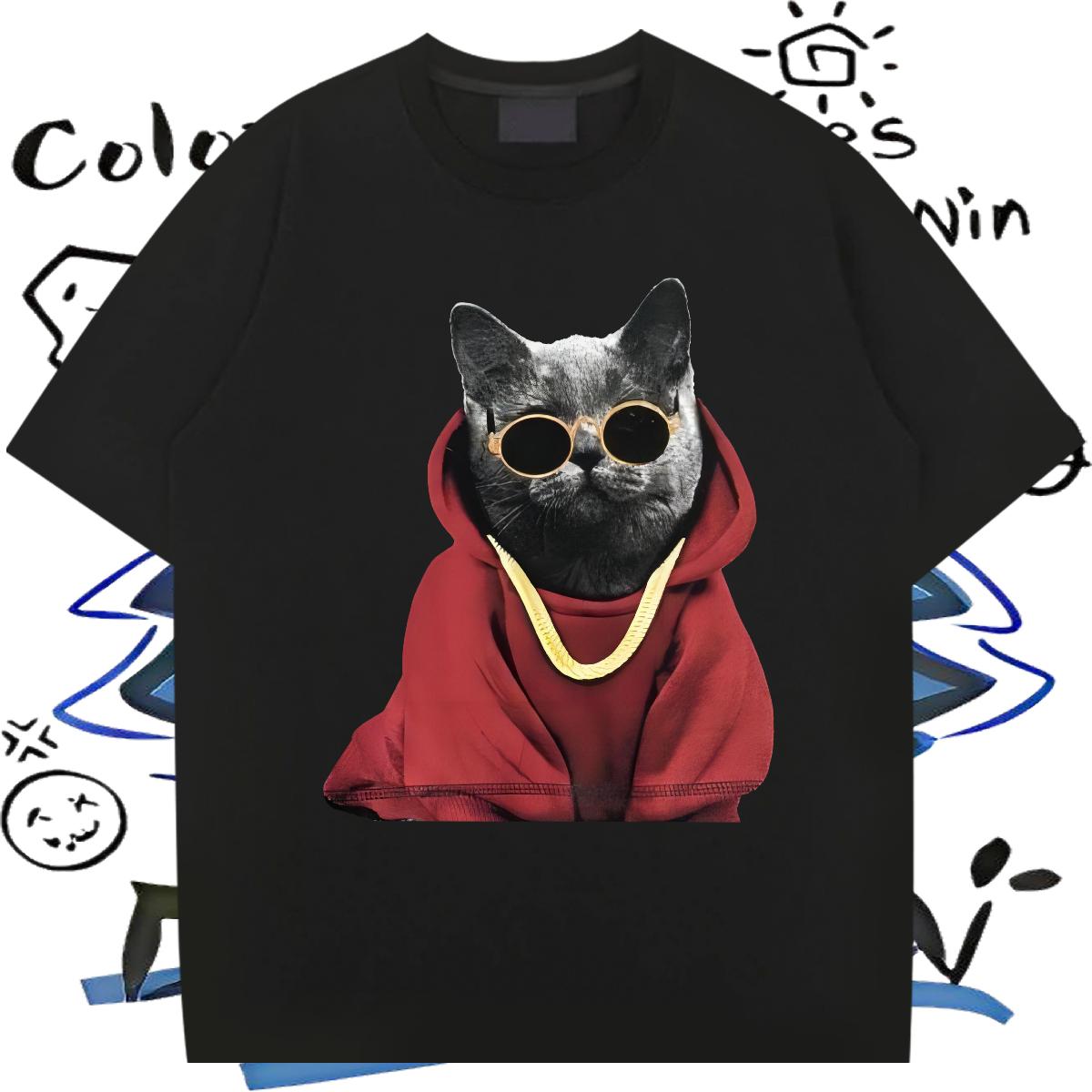 Loose Fit Men T Shirts Casual Daily Wear Cotton Breathable Short Sleeve Mens Tshirts Fashion Design Customized Print Tshirts