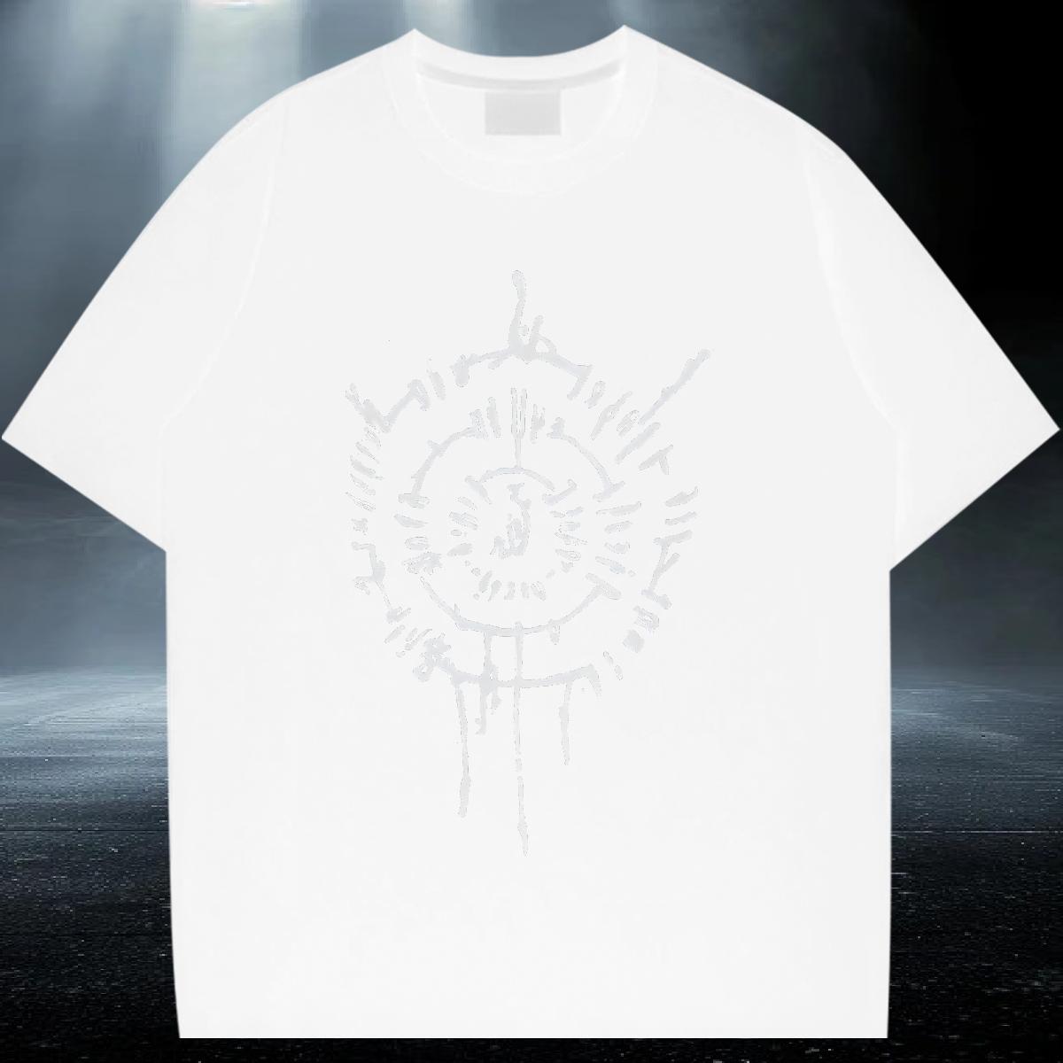 Soft T-Shirts Casual Beach Round Neck Short Sleeve Mens Tshirts DIY Customized Floral Print Clothes