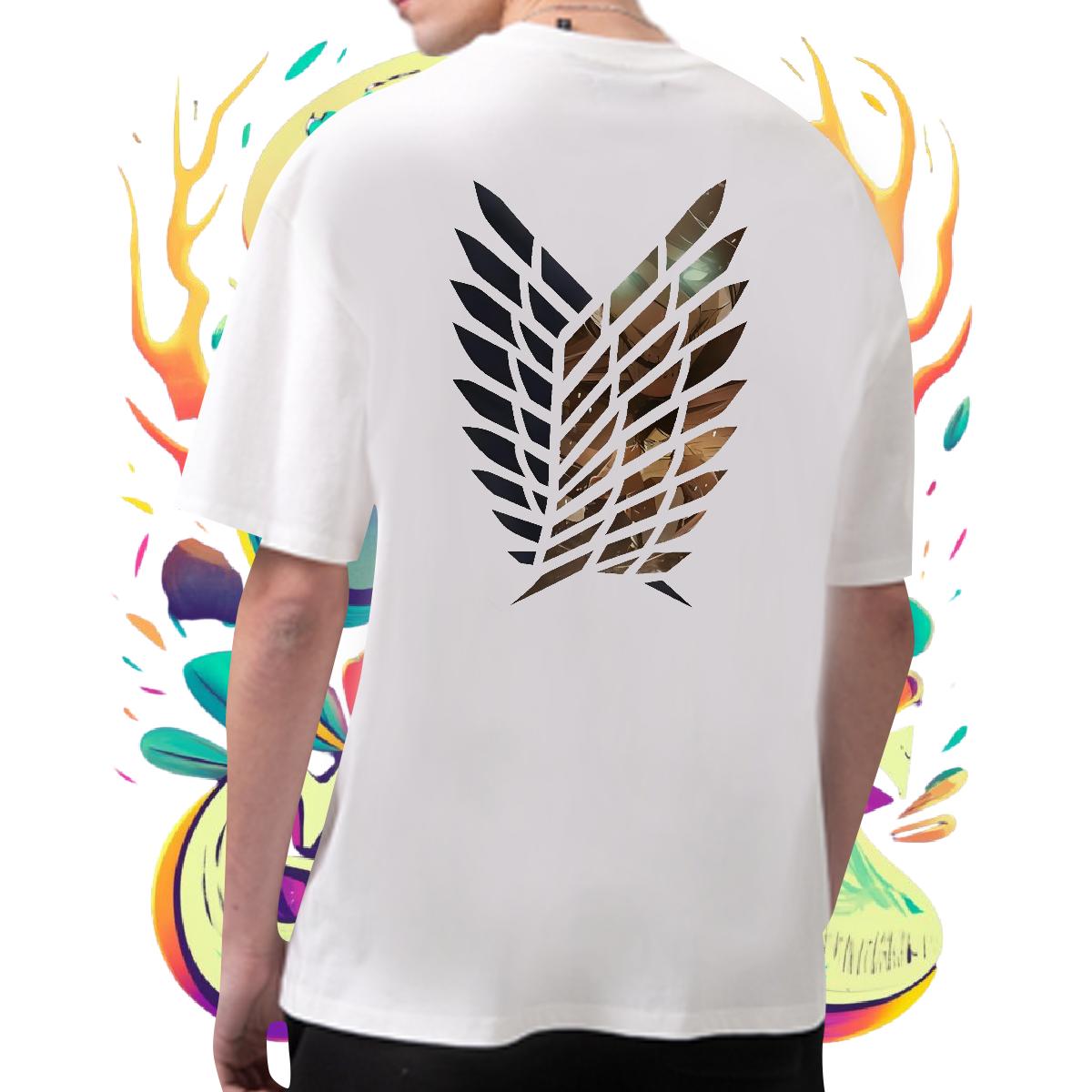Fashion Men T Shirts Anime Anime Printing Street Tshirts Breathable Short Sleeve Comfortable Tops