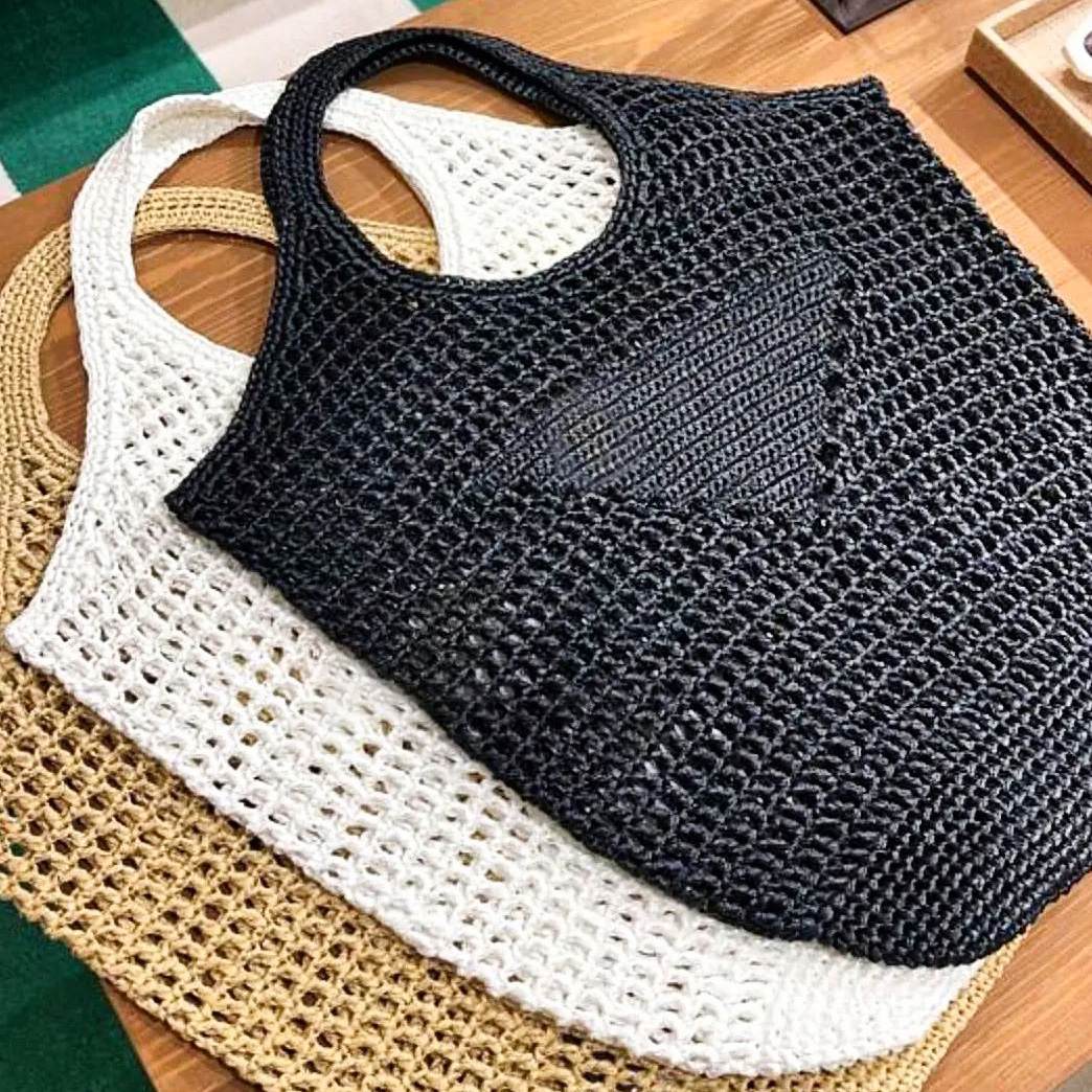Summer Beach Raffias Designer Shoulder Bag Womens Crochet Weave tote bag luggage handbag Luxurys mens CrossBody Straw rattan bag Clutch travel weekend duffle bags
