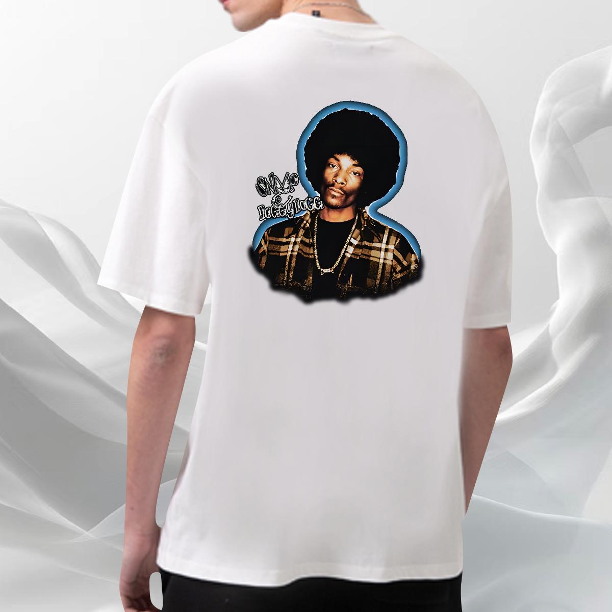 Loose Fit T shirt Crew Neck Cotton Home Outdoor Tshirt for Man Woman Anime Print Classic Casual Clothings